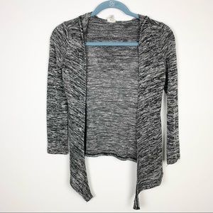 Essentials by Full Tilt Thin Knit Hooded Cardigan